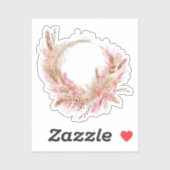 Waterverf Coquette Elementen Sticker (Vel)