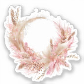 Waterverf Coquette Elementen Sticker (Voorkant)