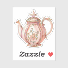 Waterverf Coquette Elementen Sticker