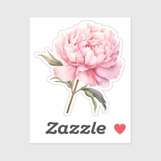 Waterverf Coquette Elementen Sticker (Vel)