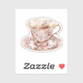 Waterverf Coquette Elementen Sticker (Vel)