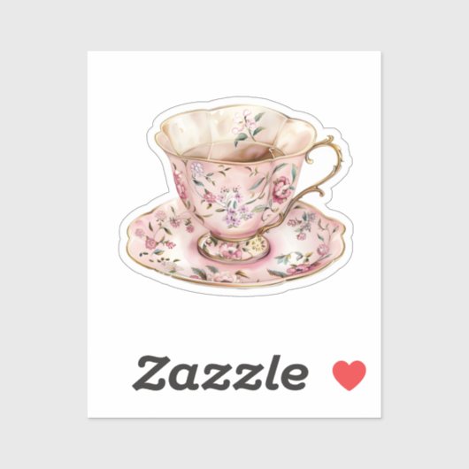 Waterverf Coquette Elementen Sticker (Vel)