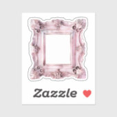 Waterverf Coquette Elementen Sticker (Vel)