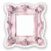 Waterverf Coquette Elementen Sticker (Voorkant)