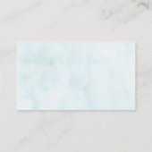 Waterverf Coral Baby shower Diaper Raffle Enclos Informatiekaartje (Achterkant)