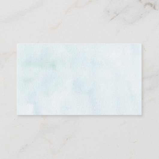 Waterverf Coral Baby shower Diaper Raffle Enclos Informatiekaartje (Achterkant)