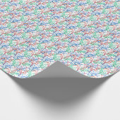 Waterverf Coral Pattern Cadeaupapier (Hoek)