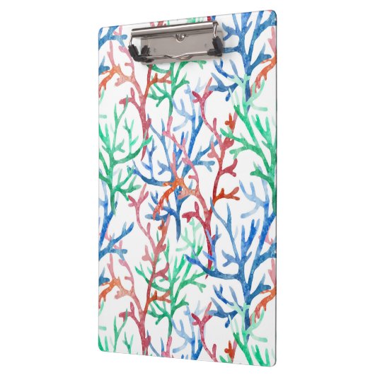 Waterverf Coral Pattern Klembord (Links)