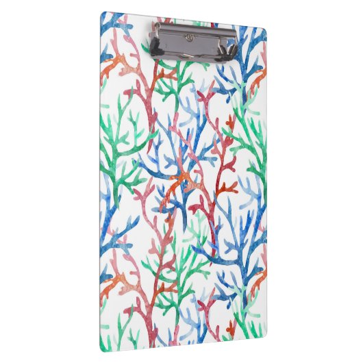 Waterverf Coral Pattern Klembord (Rechts)