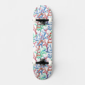 Waterverf Coral Pattern Skateboard (Voorkant)