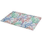 Waterverf Coral Pattern Snijplank (Hoek)