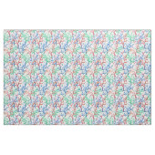 Waterverf Coral Pattern Stof (Fat Quarter)