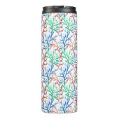 Waterverf Coral Pattern Thermosbeker (Achterkant)