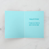 Waterverf Corgi Birthday Kaart (Binnen)