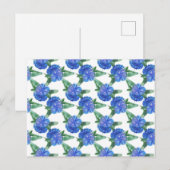 waterverf cornbloemen briefkaart (Voorkant / Achterkant)