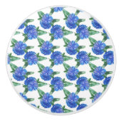waterverf cornbloemen keramische knop (Voorkant)