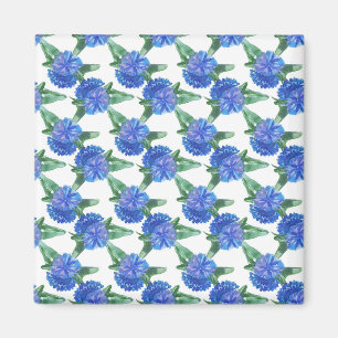 waterverf cornbloemen magneet