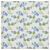 waterverf cornbloemen stof (Swatch)