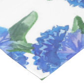 waterverf cornbloemen tafelkleed (Gekanteld)