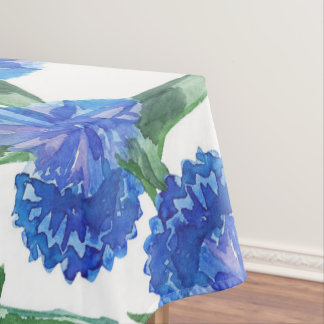 waterverf cornbloemen tafelkleed