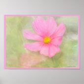 Waterverf Cosmos Poster (Voorkant)