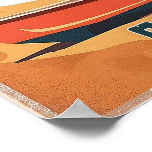 Waterverf Costa Rica Poster (Hoek)