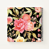 Waterverf Cottage Garden Rozen Notitieboek (Achterkant)