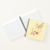 Waterverf Cottage Garden Rozen Notitieboek (Binnen)