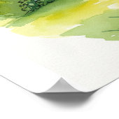 Waterverf Cottage Poster (Hoek)