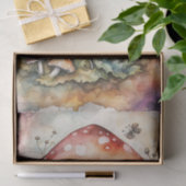 Waterverf Cottagecore Mushroom Decoupage Papier (Geschenk)