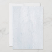 Waterverf Cotton Boll Plant | Bruiloft Kaart (Achterkant)