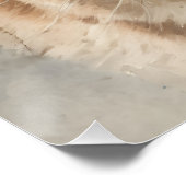 Waterverf Cougar nr. 2 Perfect Poster (Hoek)