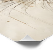 Waterverf Cougar nr. 7 Perfect Poster (Hoek)