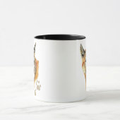 Waterverf Cougar Puma, Mountain Lion, Animal Mok (Midden)