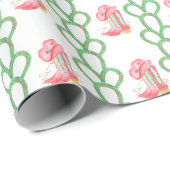 Waterverf Country Christmas Cowboy Boots Cadeaupapier (Rol Hoek)