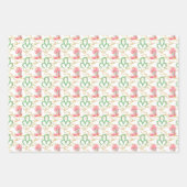 Waterverf Country Christmas Cowboy Boots Inpakpapier Vel (Voorkant 3)