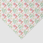 Waterverf Country Christmas Cowboy Boots Tissuepapier (Detail)