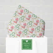 Waterverf Country Christmas Cowboy Boots Tissuepapier