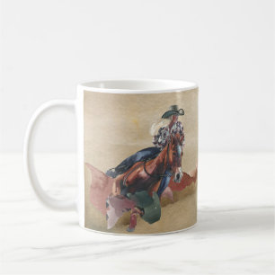 Waterverf Cowgirl op Paard Western Decor Koffiemok
