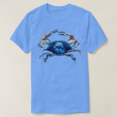 Waterverf Crab 2 T-shirt (Design voorkant)
