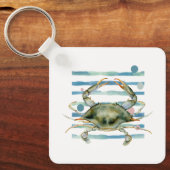 WATERVERF CRAB, KUSTBEDRIJF SLEUTELHANGER (Voorkant)