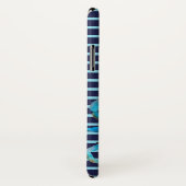 Waterverf Crab Nautical Stripe Summer Case-Mate iPhone Case (Achterkant / rechts)