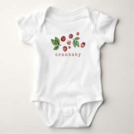 Waterverf Cranberry Baby Bodysuit