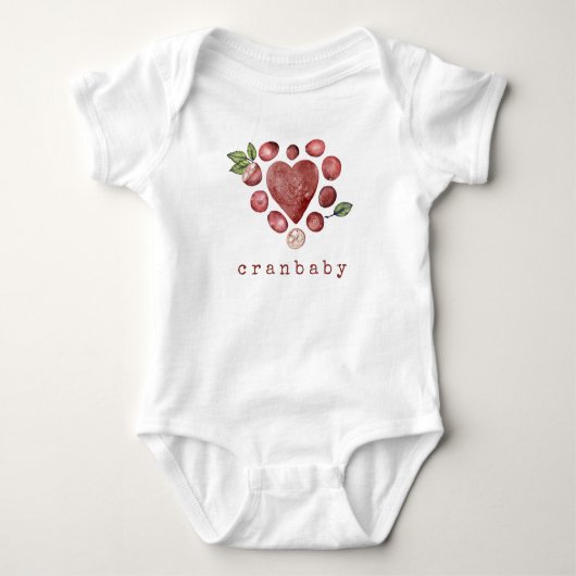 Waterverf Cranberry Romper (Voorkant)