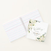 WATERVERF CREAMY ALABASTER ROZEN WEDDING PLANNER NOTITIEBOEK (Binnen)