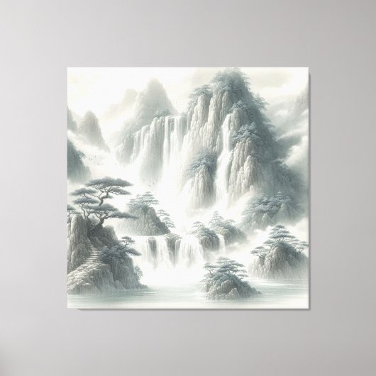 Waterverf Creëer Uw eigen aangepaste ontwerp Canvas Afdruk (Voorkant)
