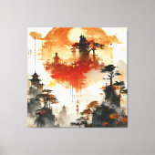 Waterverf Creëer Uw eigen aangepaste ontwerp Canvas Afdruk (Voorkant)