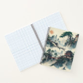 Waterverf Creëer Uw eigen Custom Design notitieboe Notitieboek (Binnen)