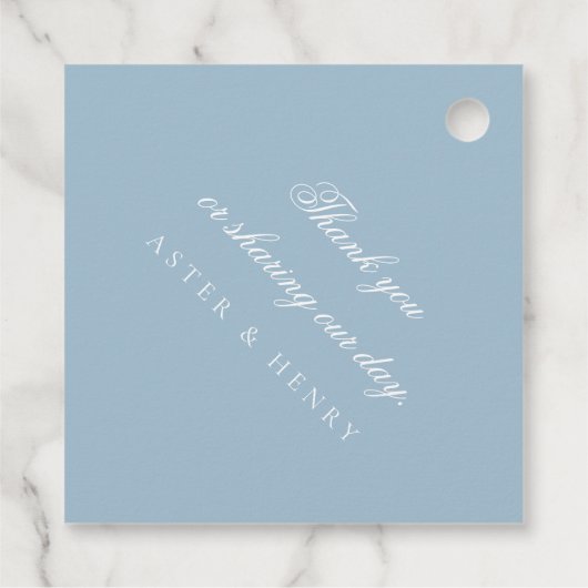 Waterverf Crest Floral Monogram Bruiloft Favor Lab Bedankjes Labels (Achterkant)