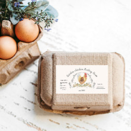 WATERVERF CREST KIPPENEIEREN ETIKET OP DE DOOS